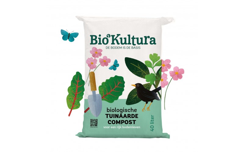 Biologische tuinaarde/compost 40l